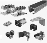 Комплект фурнитуры Alutech для откатных ворот до 700кг (7м) - неоцинкованная балка фотография