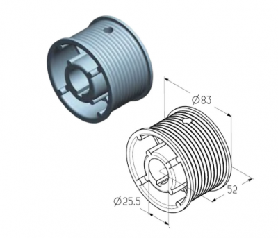 ALUTECH:  403020000 - Барабан  CD010N фотография