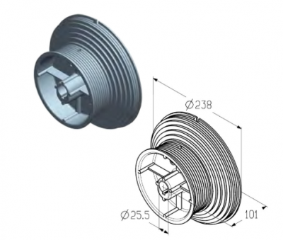 ALUTECH:  403020500 - Барабан  CD120H фотография